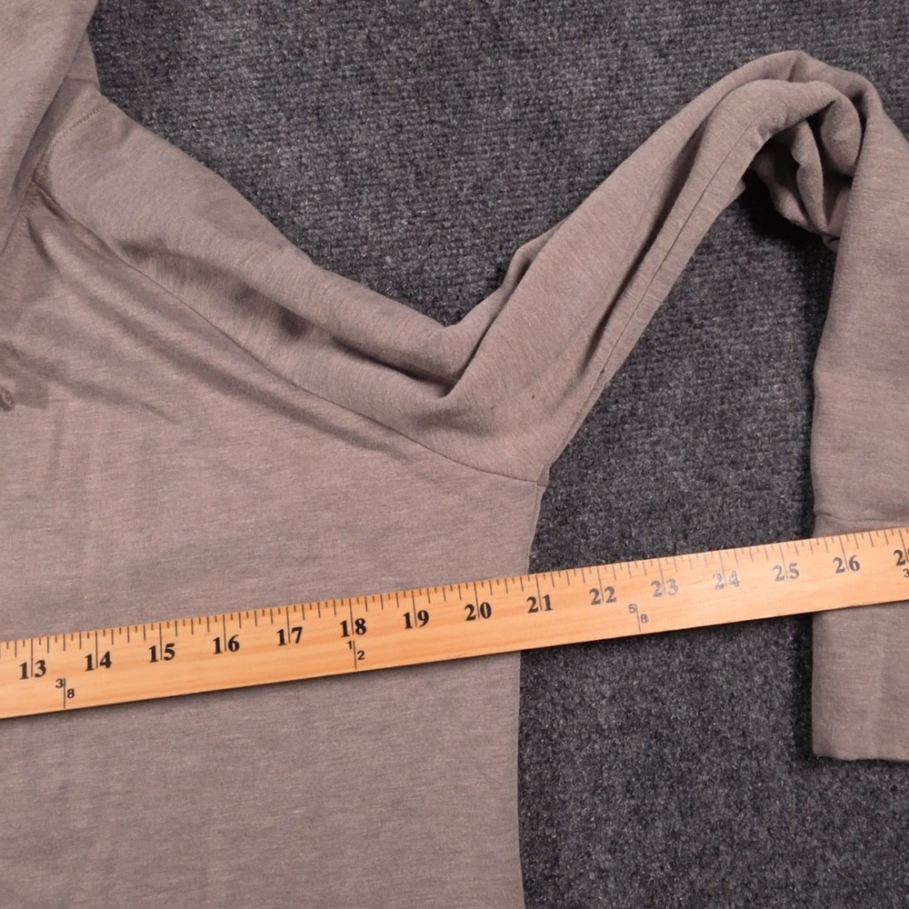 Free Fly Lightweight Hoodie Womens XL Brown Bamboo Pullover Kangaroo Pocket - Picture 7 of 12